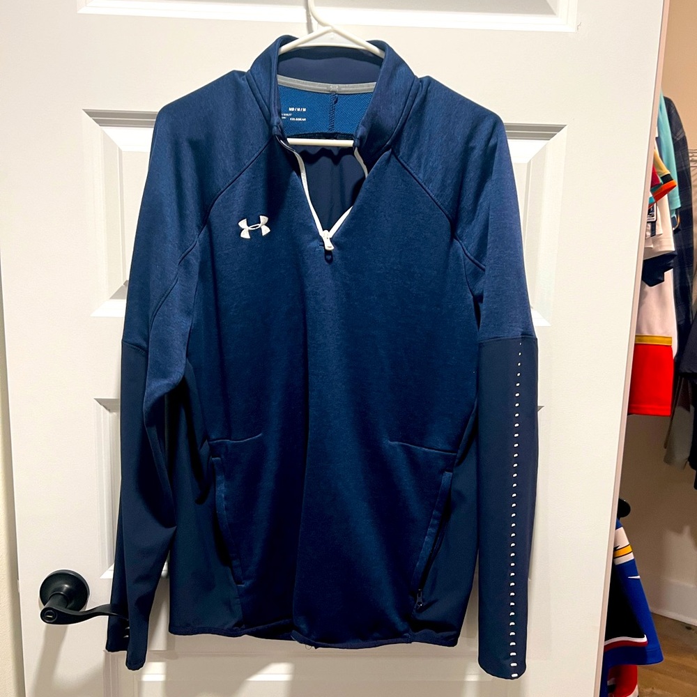 Navy blue Under armor 1/4 zip golf pullover